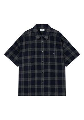 TOMBOY checked short-sleeve shirt - Grey