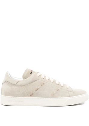 Kiton stitch detail trainers - Grey