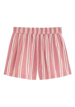 Faithfull the Brand Elva striped shorts - Red