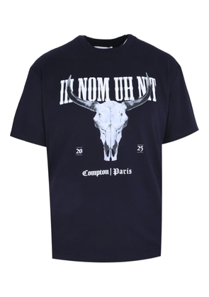 Ih Nom Uh Nit skull-print T-shirt - Blue