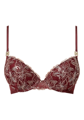 TWINSET floral-embroidery bra - Red