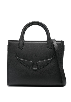 Zadig&Voltaire XS Angel wings-appliqué tote bag - Black