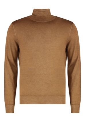 Moorer Todi-XW roll-neck sweater - Brown