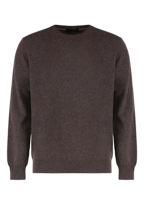Moorer Orviet-ODD crew-neck sweater - Brown