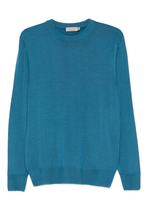 Canali crew-neck wool sweater - Blue