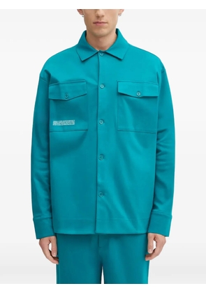 Pangaia chest-pocket button-up shirt - Green