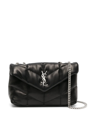 Saint Laurent quilted leather shoulder bag - Black