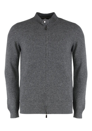 Moorer Chuck-WS3 zip-up cardigan - Grey