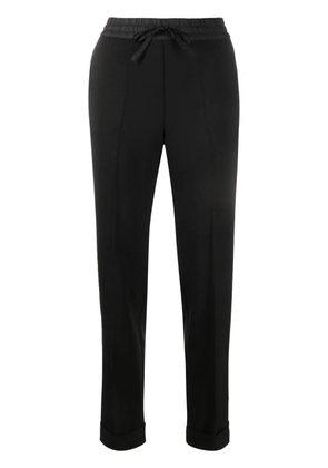 P.A.R.O.S.H. drawstring straight-leg trousers - Black