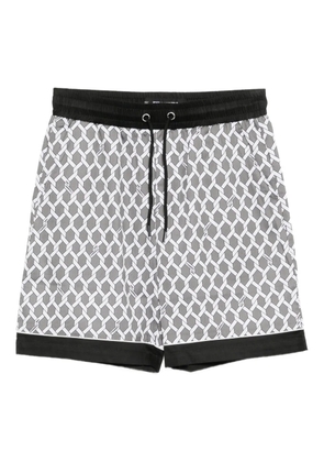 Karl Lagerfeld rope-print shorts - Grey
