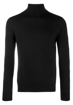 SANDRO roll-neck wool jumper - Black