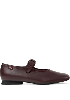 Camper Casi Myra buckle-strap flats pumps - Red