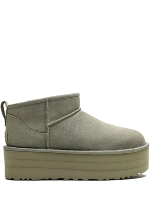 UGG Classic Ultra Mini Platform 'Shaded Clover' boots - Green