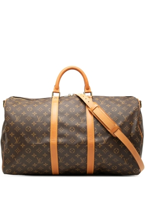 Louis Vuitton Pre-Owned 1989 Monogram Keepall Bandouliere 50 travel bag - Brown