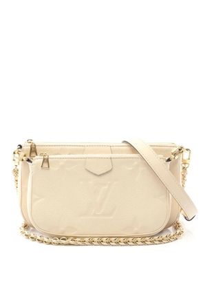 Louis Vuitton Pre-Owned 2021-2025 Monogram Giant Empreinte Multi Pochette Accessoires satchel - Brown