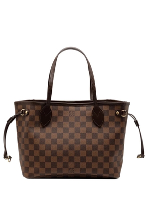Louis Vuitton Pre-Owned 2011 Damier Ebene Neverfull PM tote bag - Brown