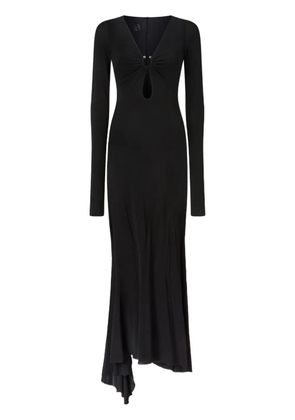 PINKO hardware-detailed maxi dress - Black