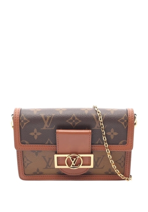 Louis Vuitton Pre-Owned 2019 Monogram Reverse Dauphine Wallet on Chain crossbody bag - Brown