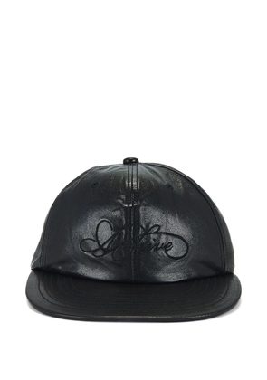 Post Archive Faction 8.0 leather cap - Black