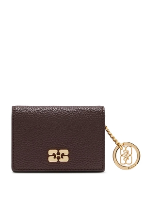 GANNI Bou car holder - Brown