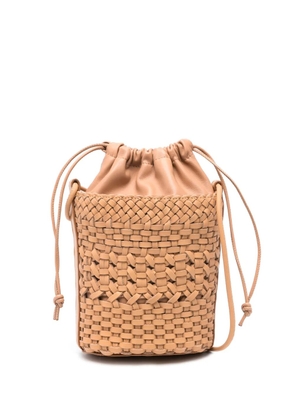 Hereu Palau leather bucket bag - Neutrals