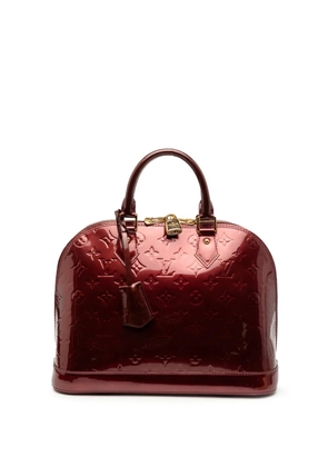 Louis Vuitton Pre-Owned 2013 Monogram Vernis Alma PM handbag - Red