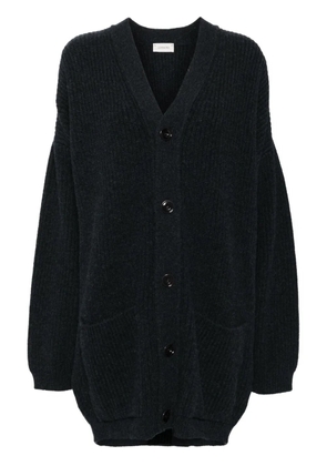 LEMAIRE felted cardi-coat - Blue
