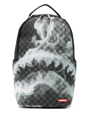 Sprayground check-pattern backpack - Grey