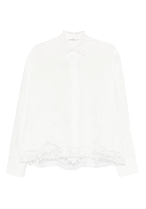 Ermanno Scervino lace collar shirt - White