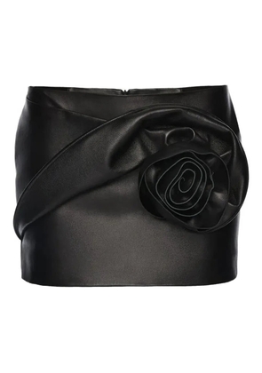 Magda Butrym floral wrap skirt - Black