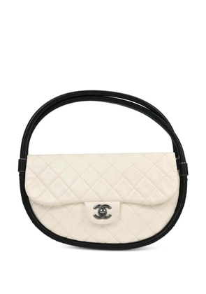 CHANEL Pre-Owned 2013-2014 lambskin tote bag - Neutrals