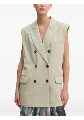 IRO double-breasted sleeveless top - Neutrals