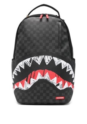 Sprayground shark-print backpack - Black