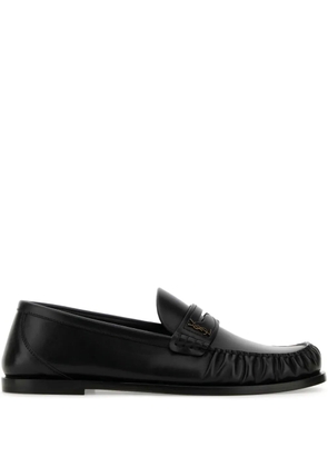 Saint Laurent leather loafers - Black