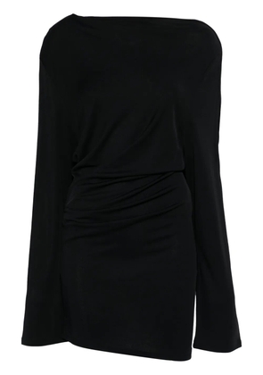 Jacquemus draped mini dress - Black
