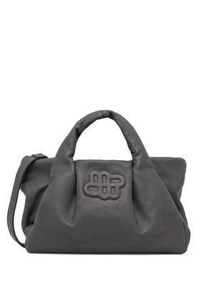 MUNTHE small top-handle tote bag - Grey