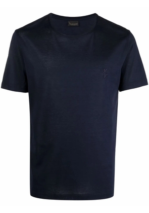 Billionaire embroidered-logo T-shirt - Blue