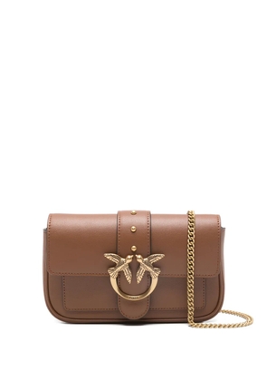 PINKO mini Love One Pocket shoulder bag - Brown