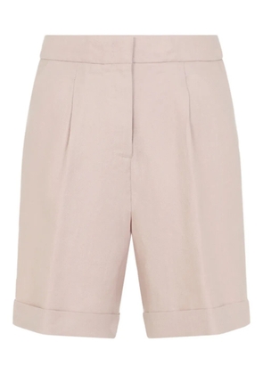 Peserico pleat-detail shorts - Pink