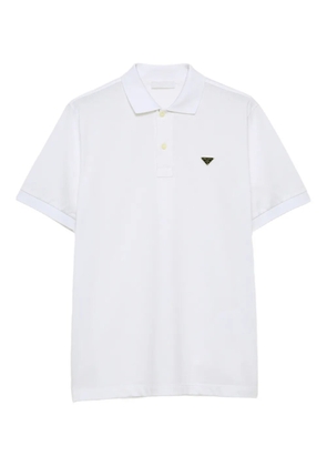 Prada piqué polo shirt - White