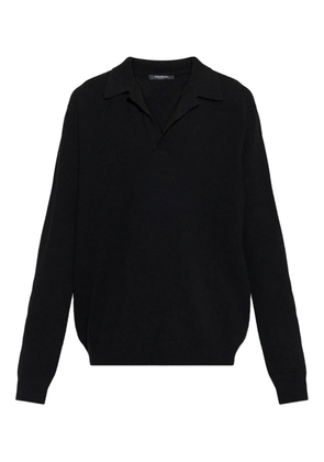 Balmain collared sweater - Black