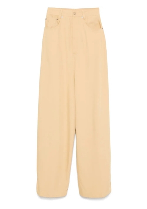 MM6 Maison Margiela drop-crotch jeans - Brown