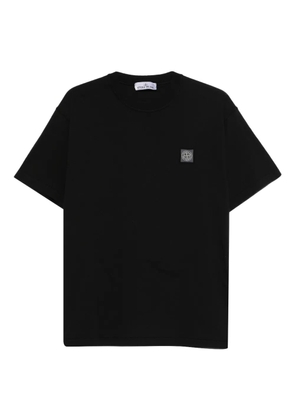Stone Island logo-patch T-shirt - Black