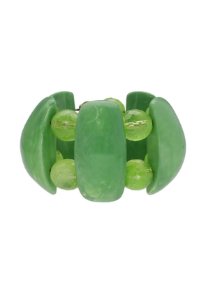 Vintage geometric green bracelet