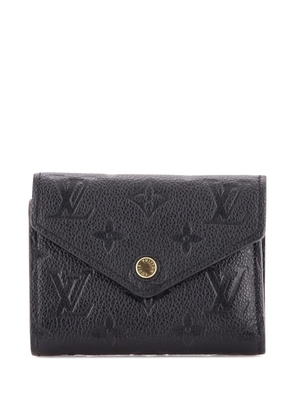 Louis Vuitton Pre-Owned Victorine Wallet Monogram Empreinte Leather small wallets - Black