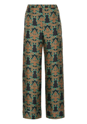 La DoubleJ silk pajama trousers - Black