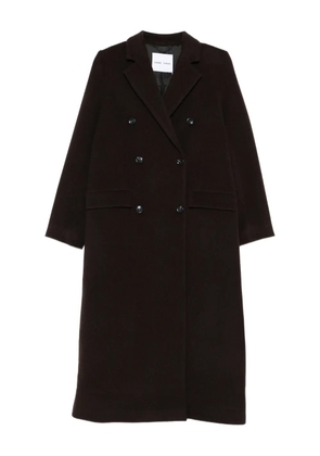 SAMSOE SAMSOE double-breasted coat - Brown