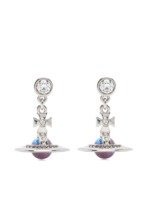 Vivienne Westwood New Petite Orb drop earrings - Silver
