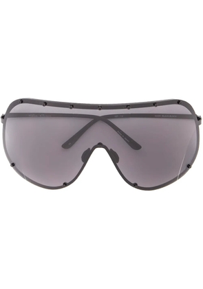 Rick Owens Larry Shield sunglasses - Black