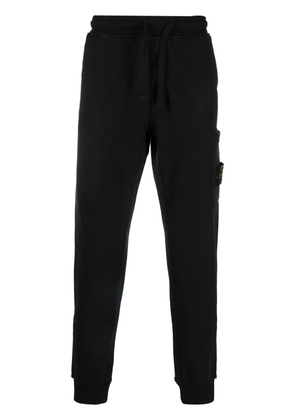 Stone Island Compass-patch track pants - Black